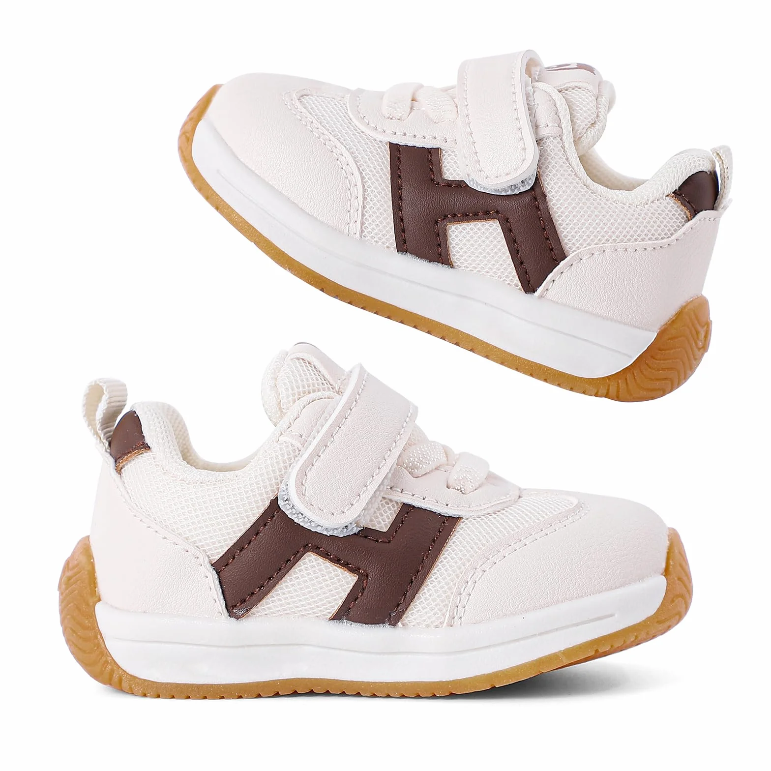 1-3 Année Baskets Bébé Fille Garçon Chaussures Premiers Pas Bebe Respirant et Antidérapant