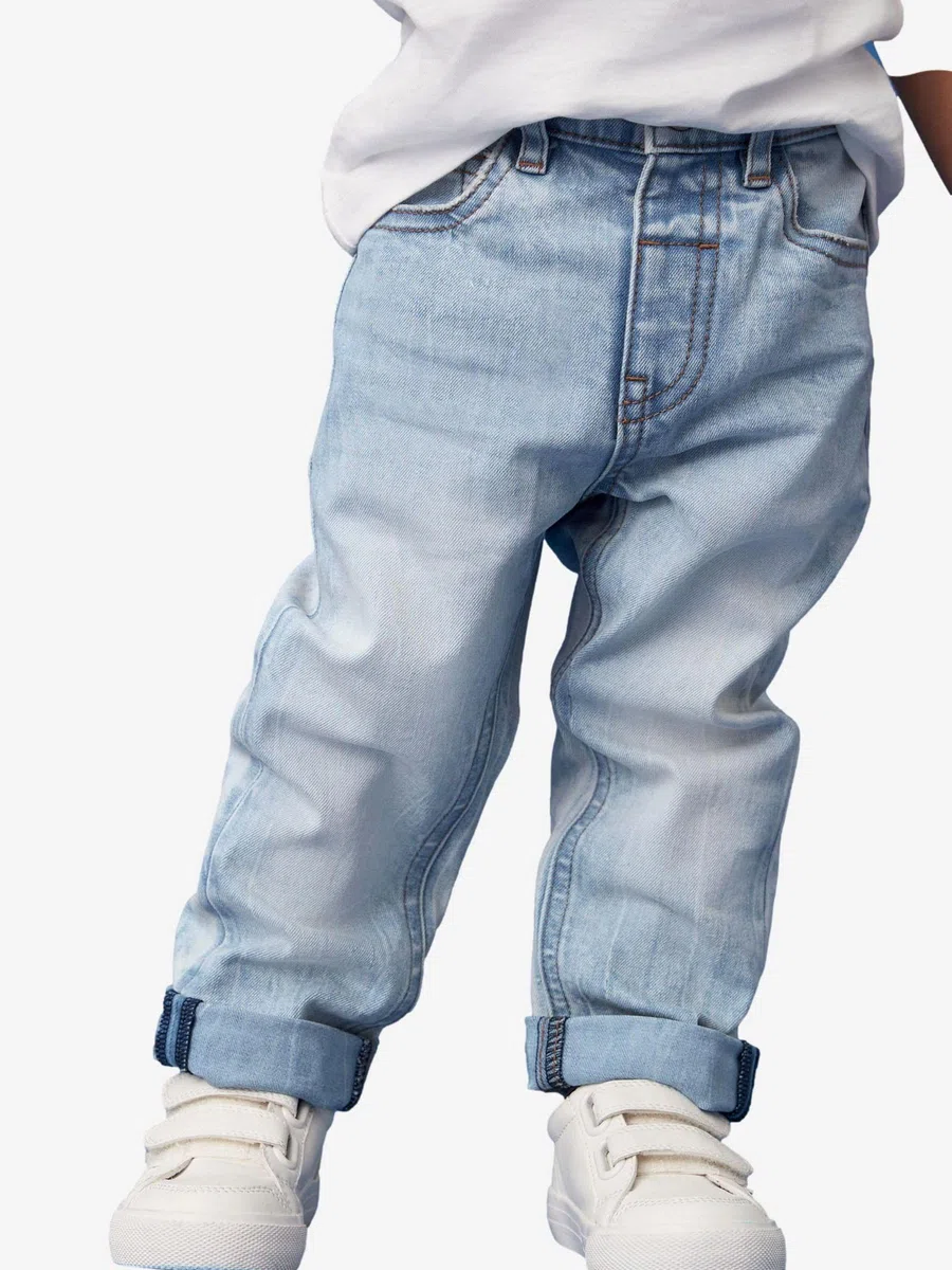 NEXT Garçon Jean Stretch Standard Confortable Bleach Denim 4 Ans-5 Ans