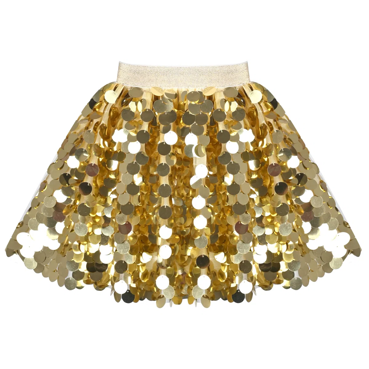 Sunny Fashion Filles Jupe Pourpre Sirène Brillant Sequin Tutu Partie Ballet Danse 2-10 Ans