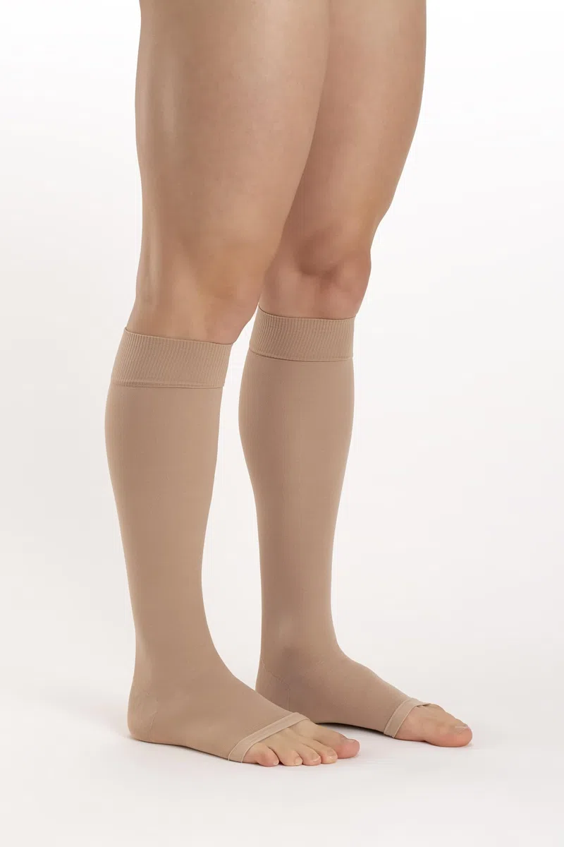 Relaxsan Antiembolism M1350A Mi-bas anti-thrombose - pied ouvert - 25-32 mmHg - Classe 2