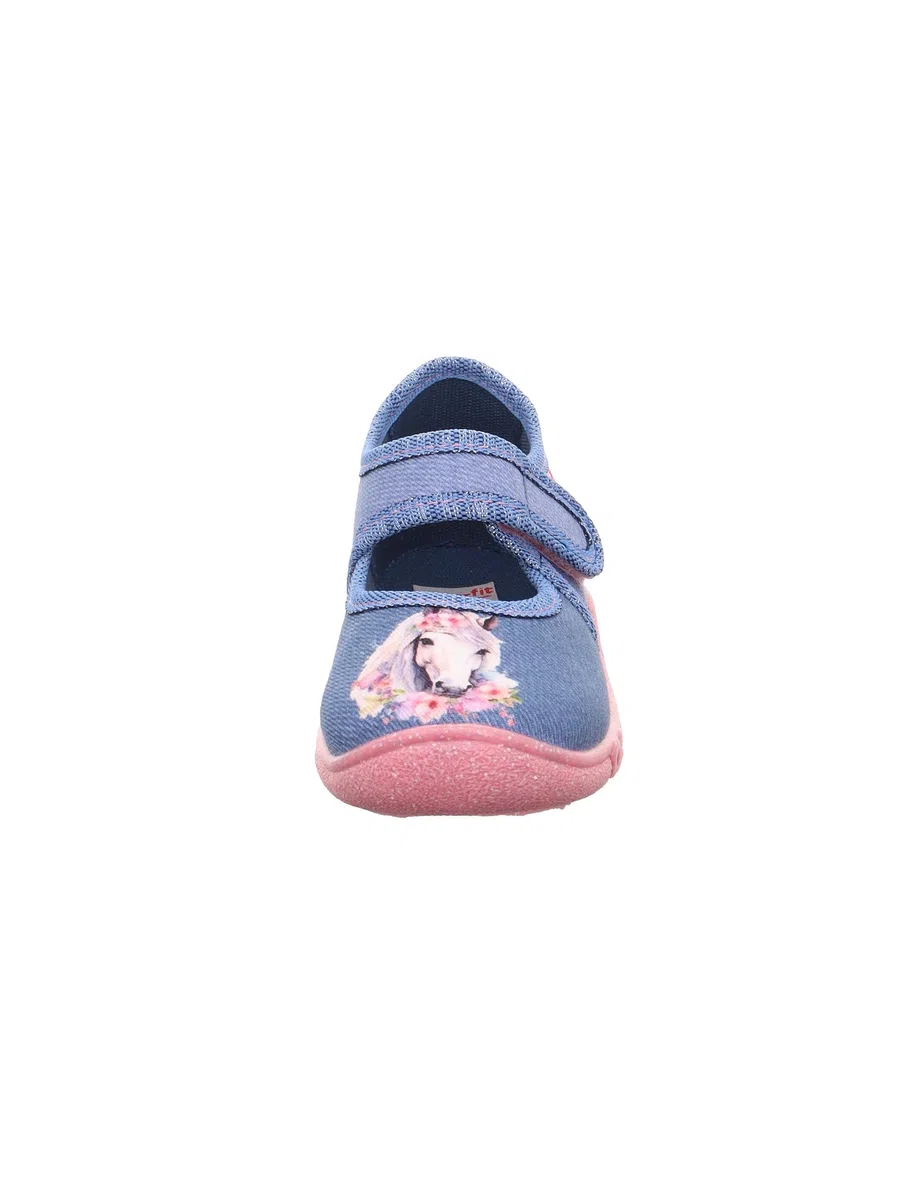 Superfit Mädchen Belinda Mädchen Blau/Rosa 8050 ChaussonFille
