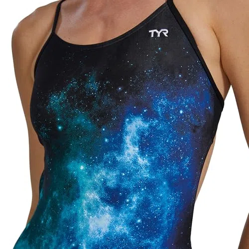 TYR Maillot de Bain Uni Découpé Maillot de Bain uni découpé Mixte