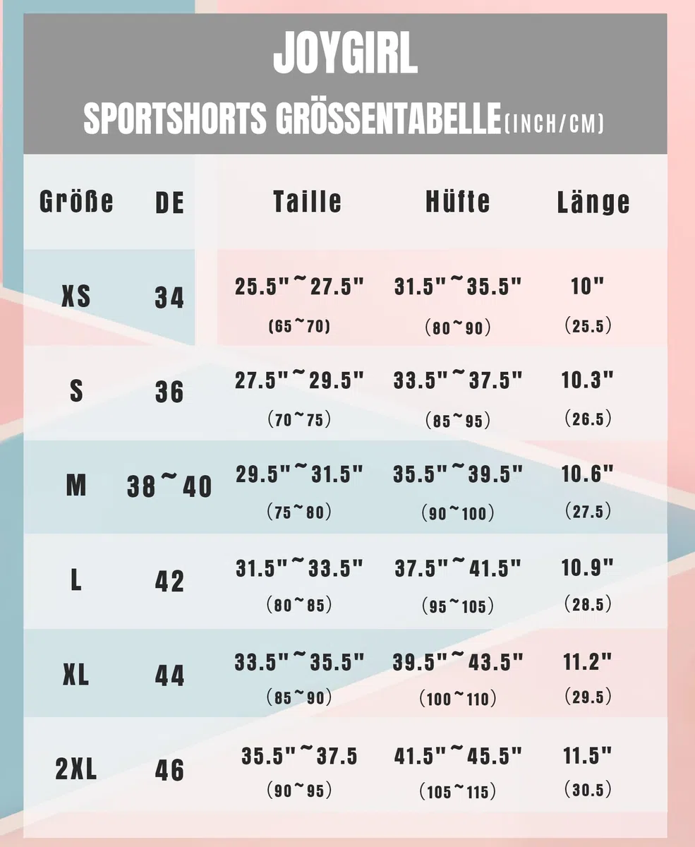 JoyGirl Short de Sport 2 en 1 pour Femme - Séchage Rapide - Short de Course - Gym - Yoga - Tennis - Jogging - Short d'été avec Poches