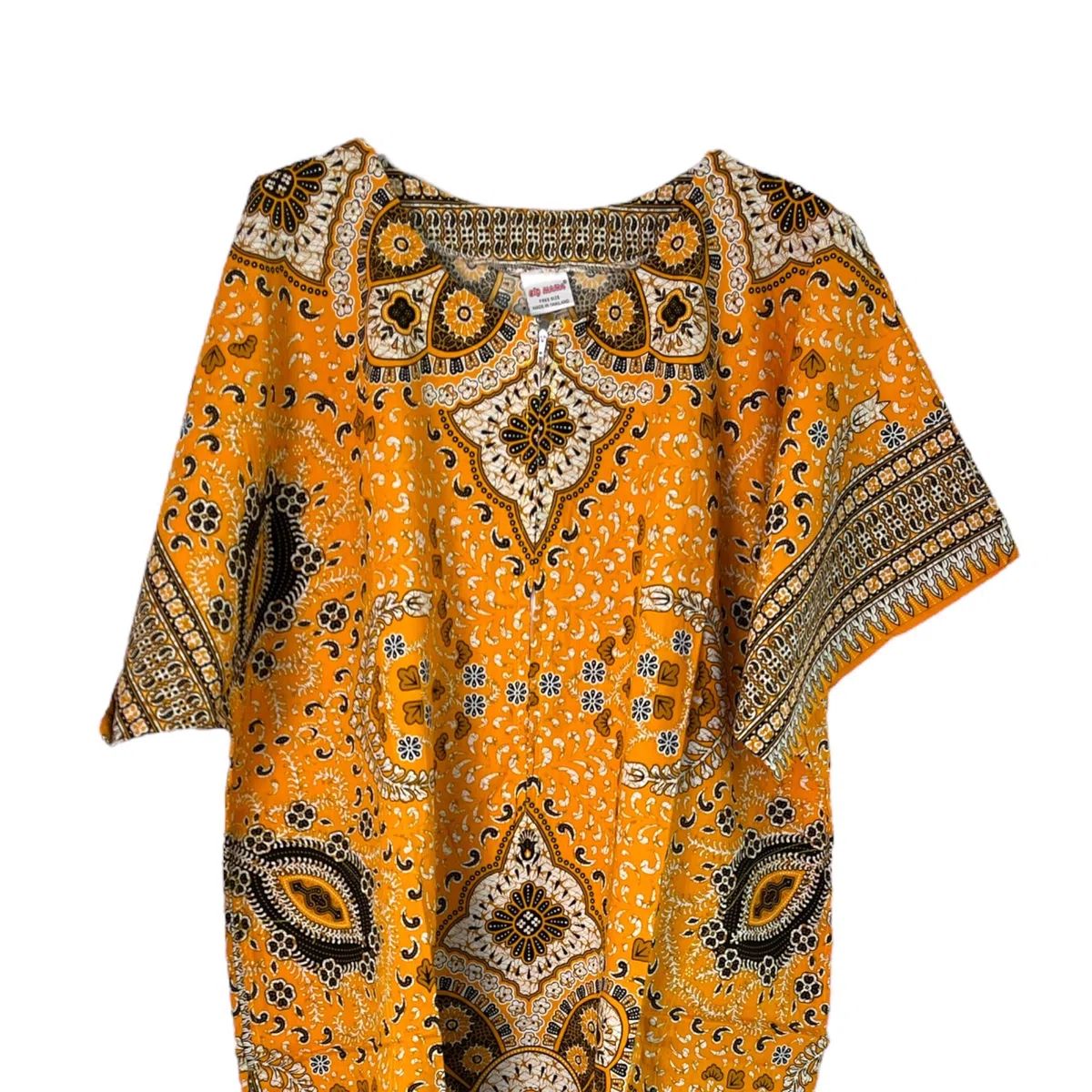 Robe caftan longue d'été pour femme 100 % coton Dashiki imprimé africain Taille unique