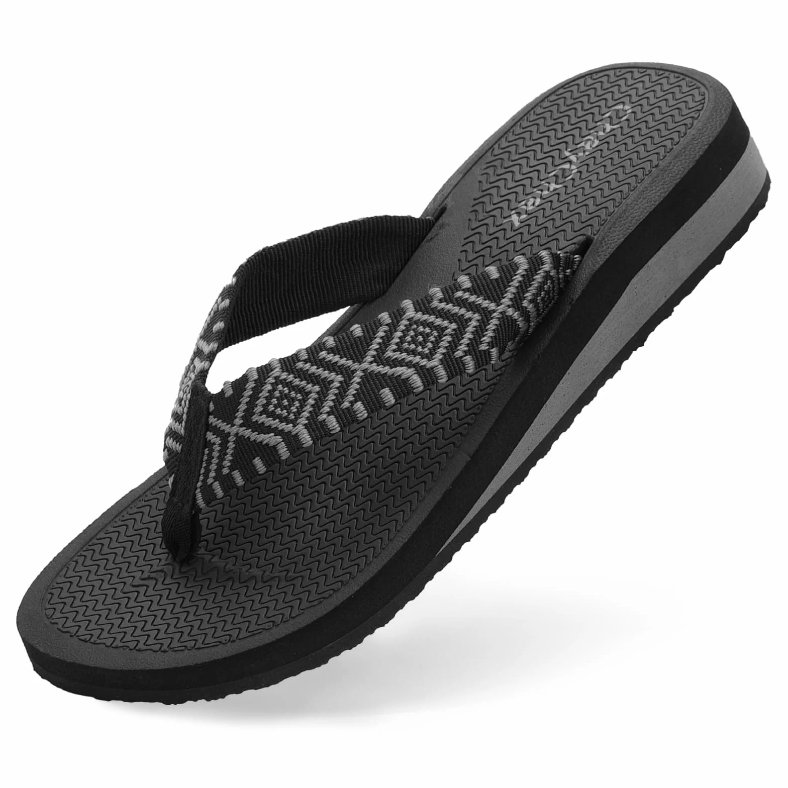 ChayChax Thongs Femme Compensées Sandales de Plage Légères Chaussons d'été Pantoufles Antidérapantes