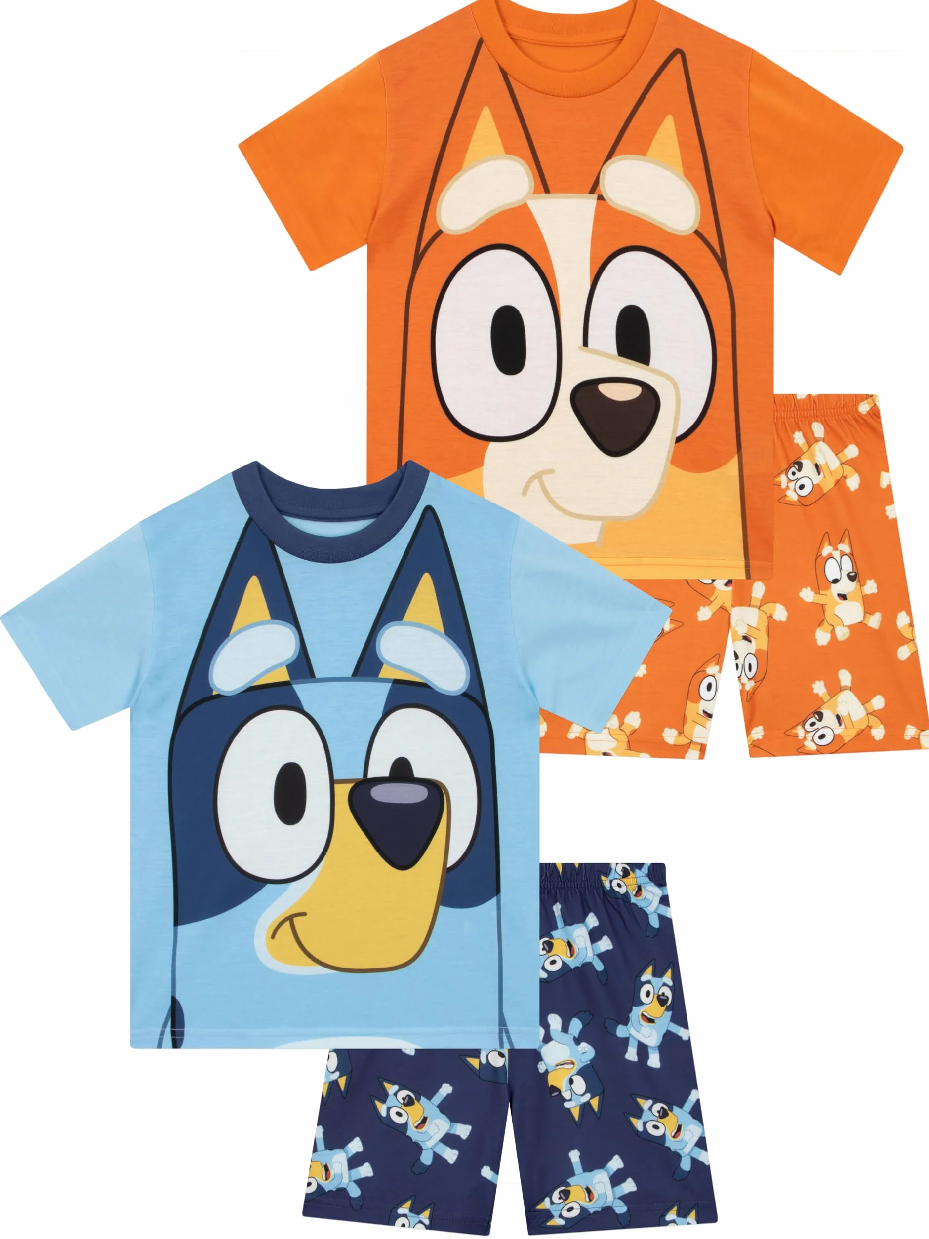 Bluey Pyjama | Pyjama Garcon 2 Paquet | Pyjashort Garcon Bingo