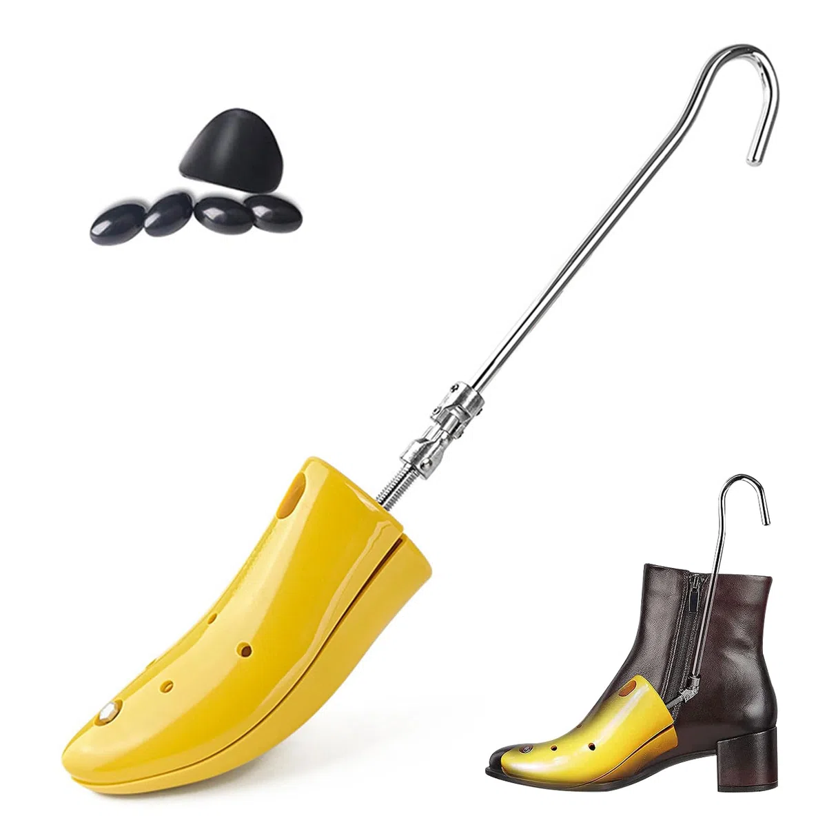Embauchoirs à Chaussures Bottes, Elargisseur Chaussure Agrandisseur, Réglable Embauchoir pour Homme Femme, Embauchoir à Chaussures pour pieds épais, Civières à Chaussures Réglables en Hauteur, 40-47