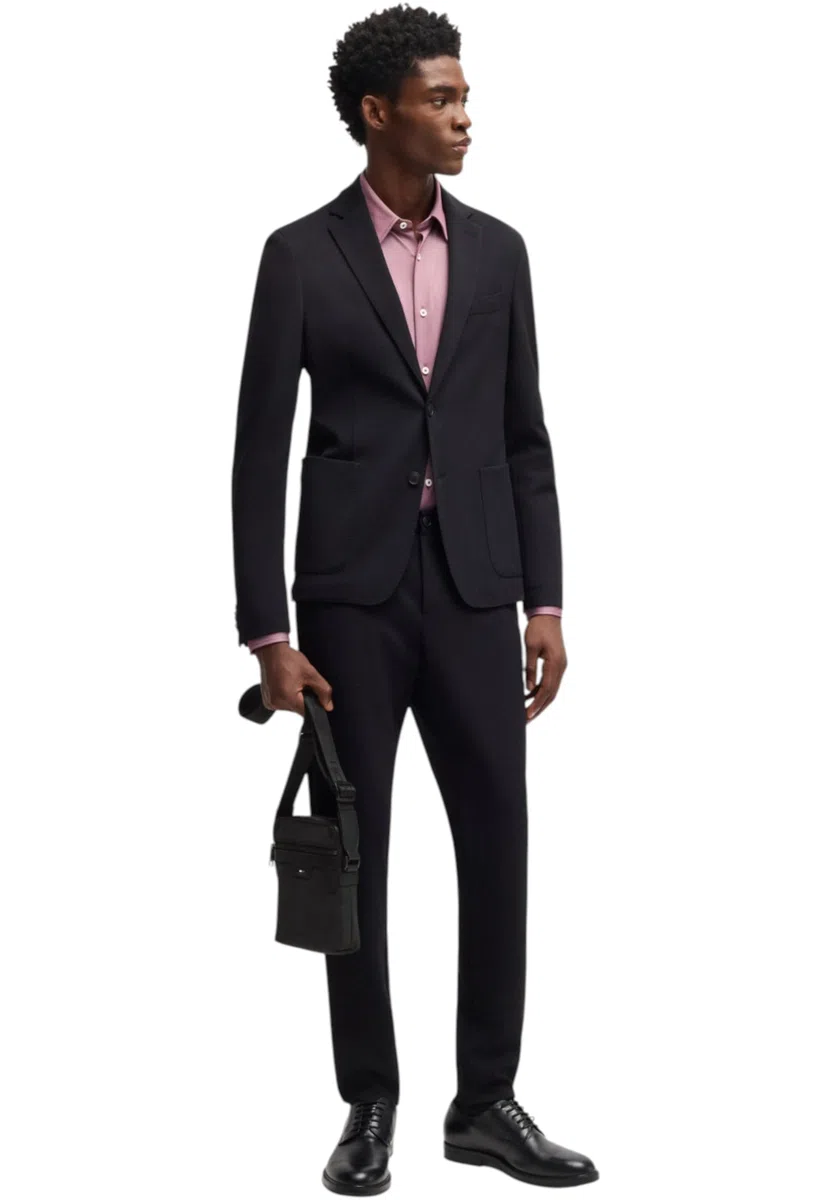 BOSS Ray_N_NS Zip, Reporter_Avec_Zip Homme, Black1, One Size