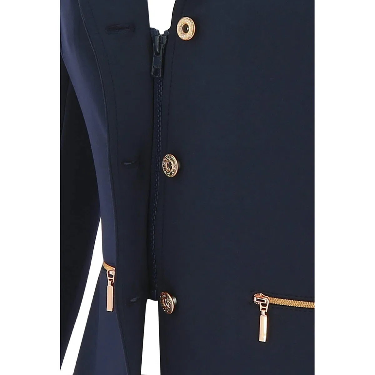 EQUITHEME Veste de Concours Athens- Femme - Couleurs - Noir, Taille Française - 46