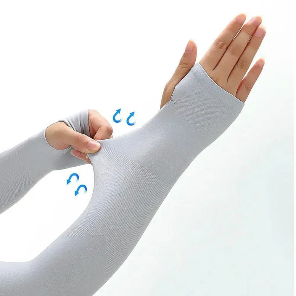 Manchon de Protection Unisexe pour Les Bras, pour Femmes et Hommes, pour Le Sport, Protection Contre Les UV, pour la Course à Pied, la pêche, Le Cyclisme, Le Ski
