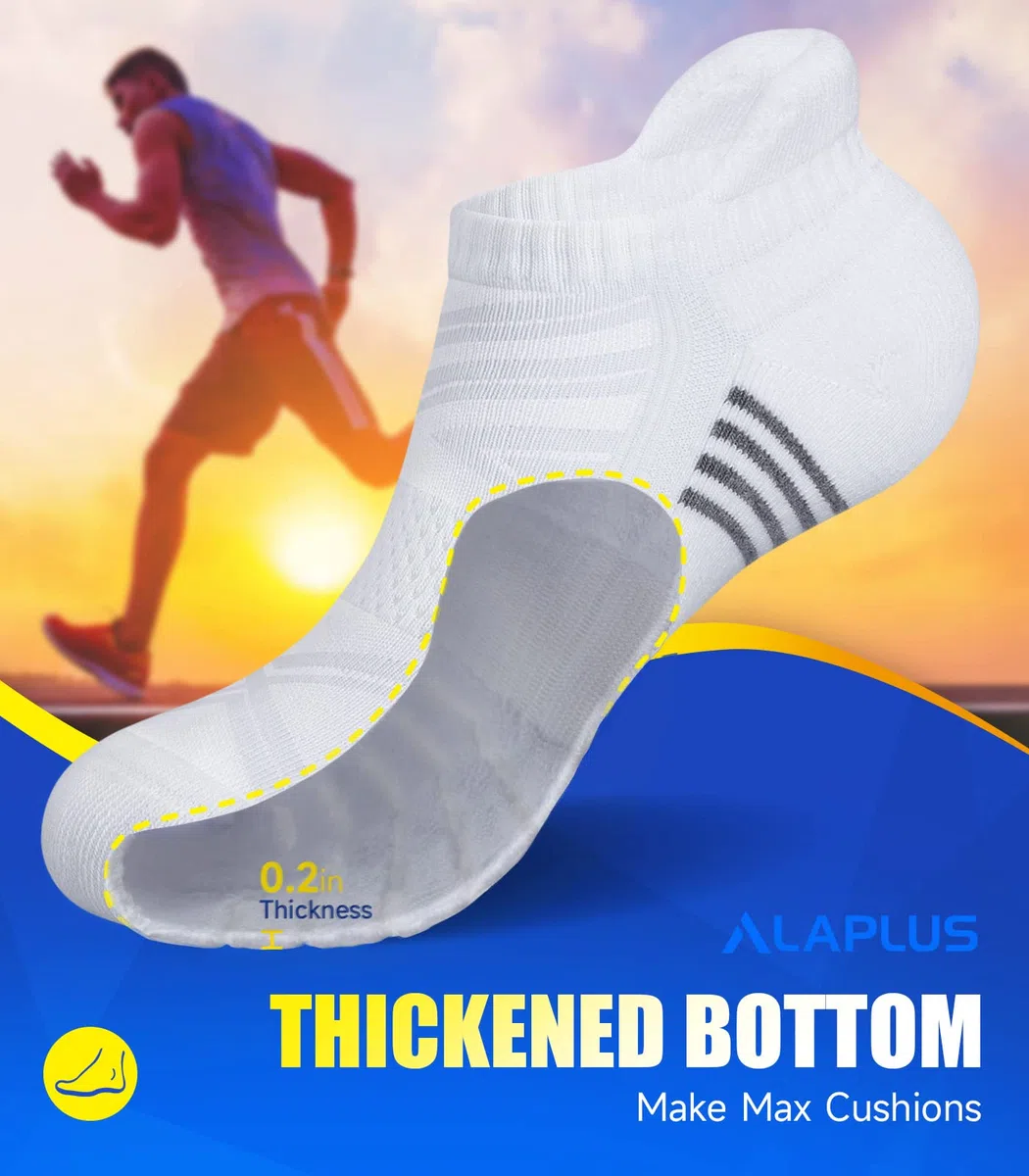 Alaplus Chaussettes Mérinos Chaussettes en laine Outdoor & Trekking Professional Mérinos de randonnée Chaussettes de sport de course, 3 paires