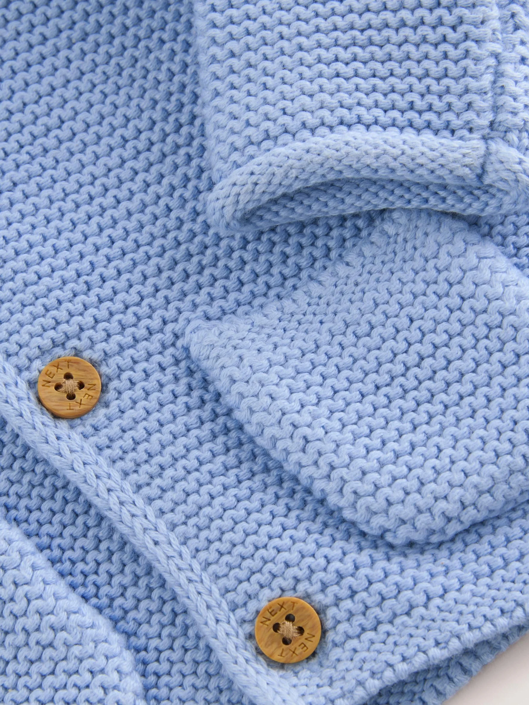 NEXT Bébé garçon Cardigan bébé en Maille Bleu 12 Mois-18 Mois