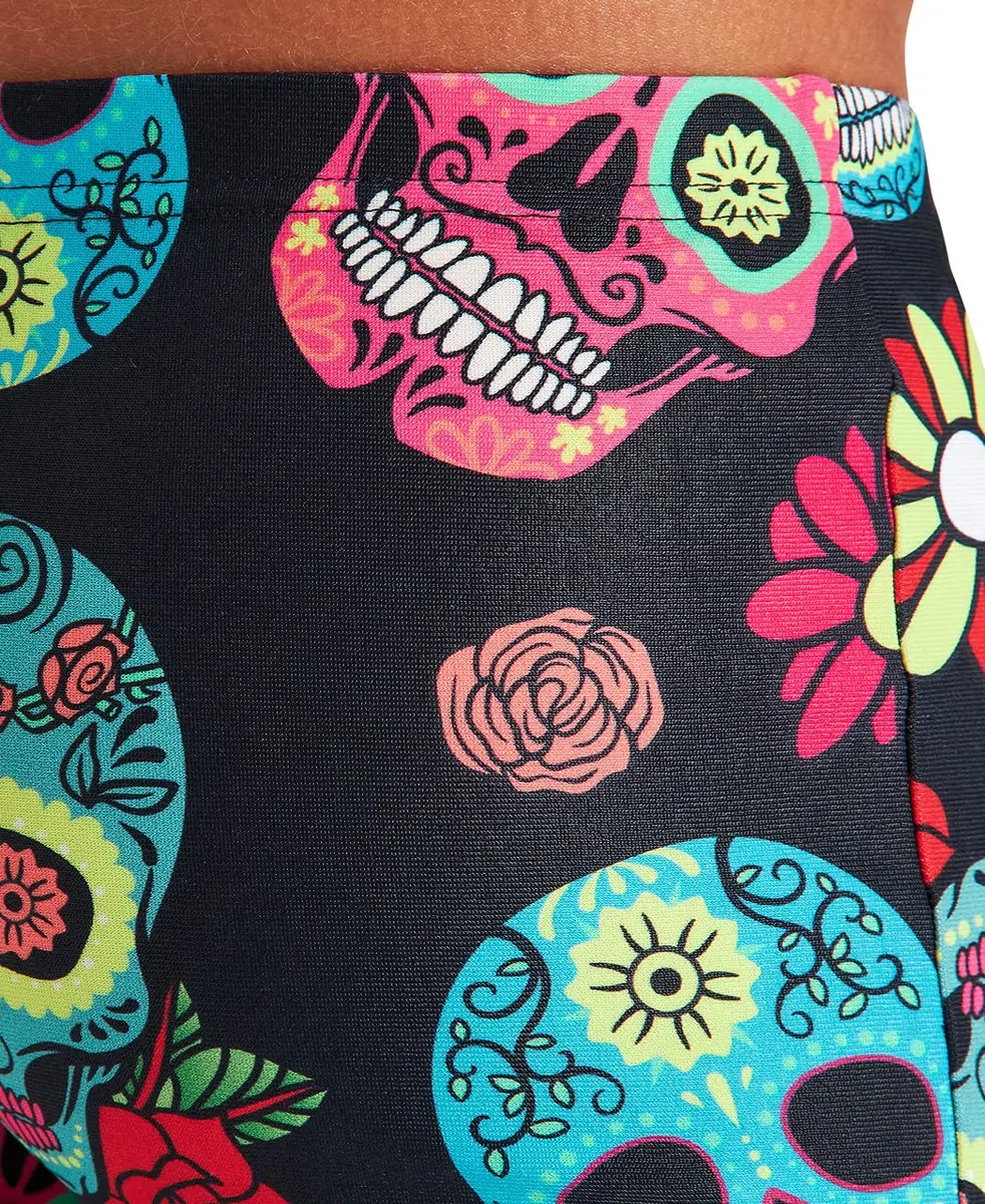 Arena B Crazy Skulls Carnival Jr Jammer Maillot de Bain Jammer Garçon (Lot de 1)