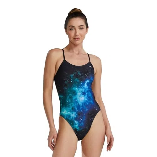 TYR Maillot de Bain Uni Découpé Maillot de Bain uni découpé Mixte