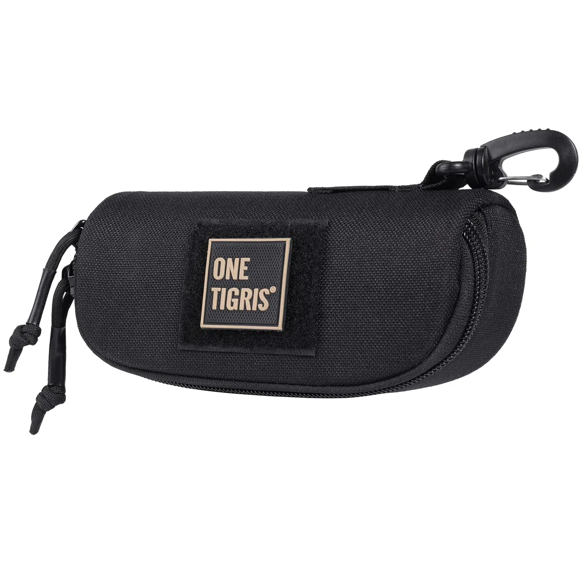 OneTigris Etui à Lunettes Rigide Tactique Zippé La Boîte De Protection pour Les Lunettes en 1000D Nylon avec Molle