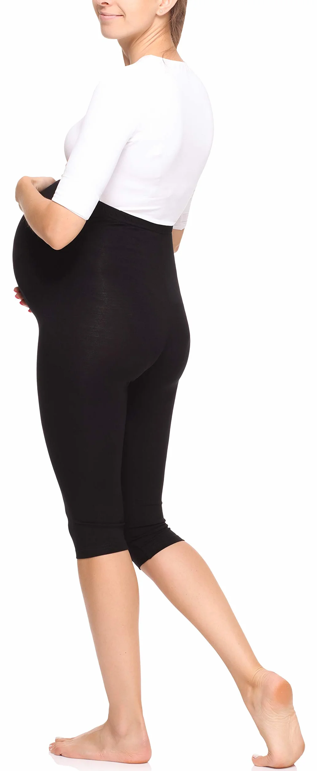 Merry Style Legging 3/4 Grossesse Maternité Tenue Sport Femme MS10-298