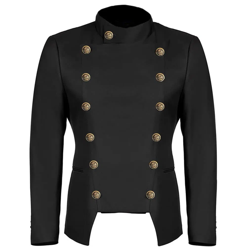 GOLDSTITCH Veste de costume tendance pour homme Coupe ajustée