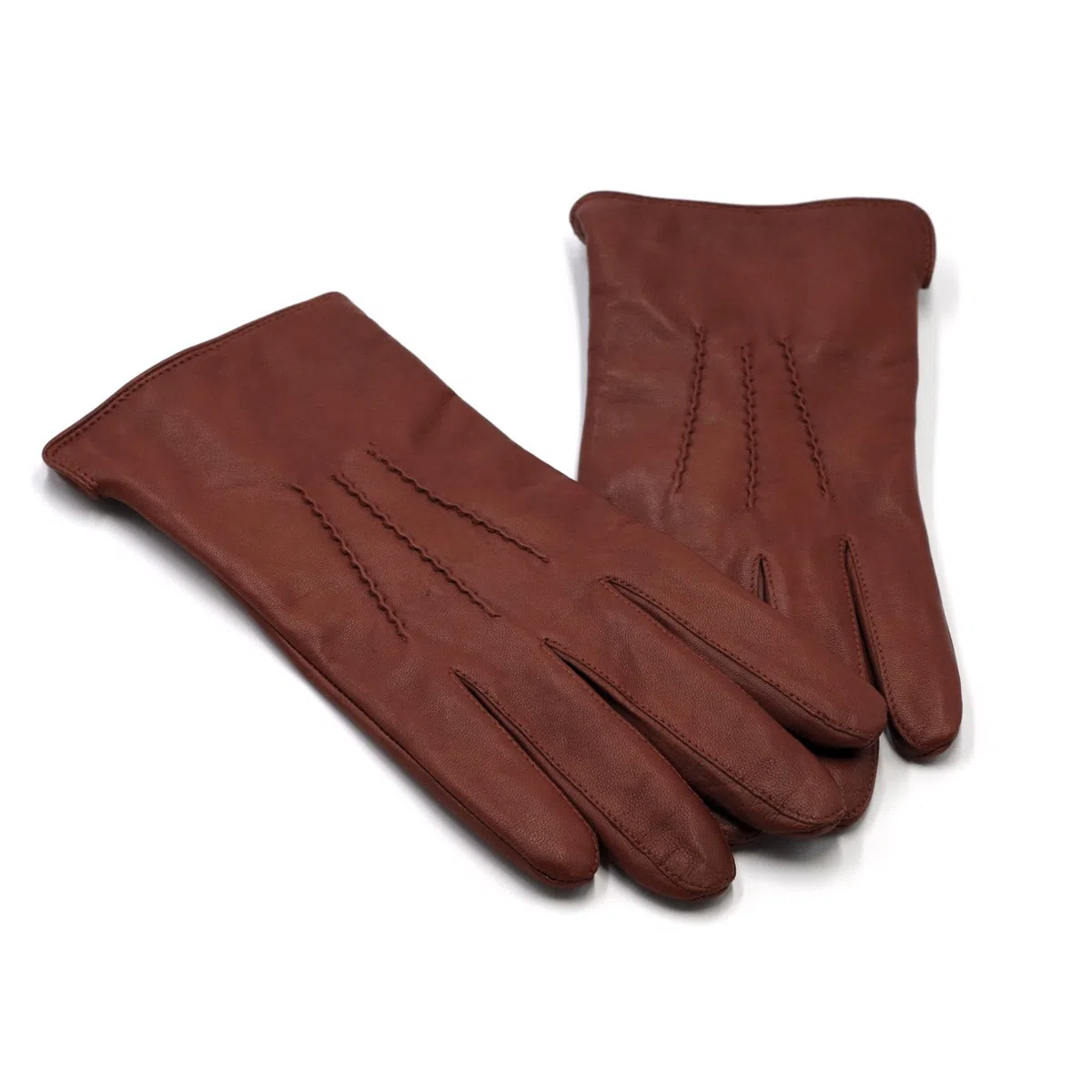 Harssidanzar Gants pour hommes en cuirs doublés de Cachemire Gants en cuir homme GMEU006