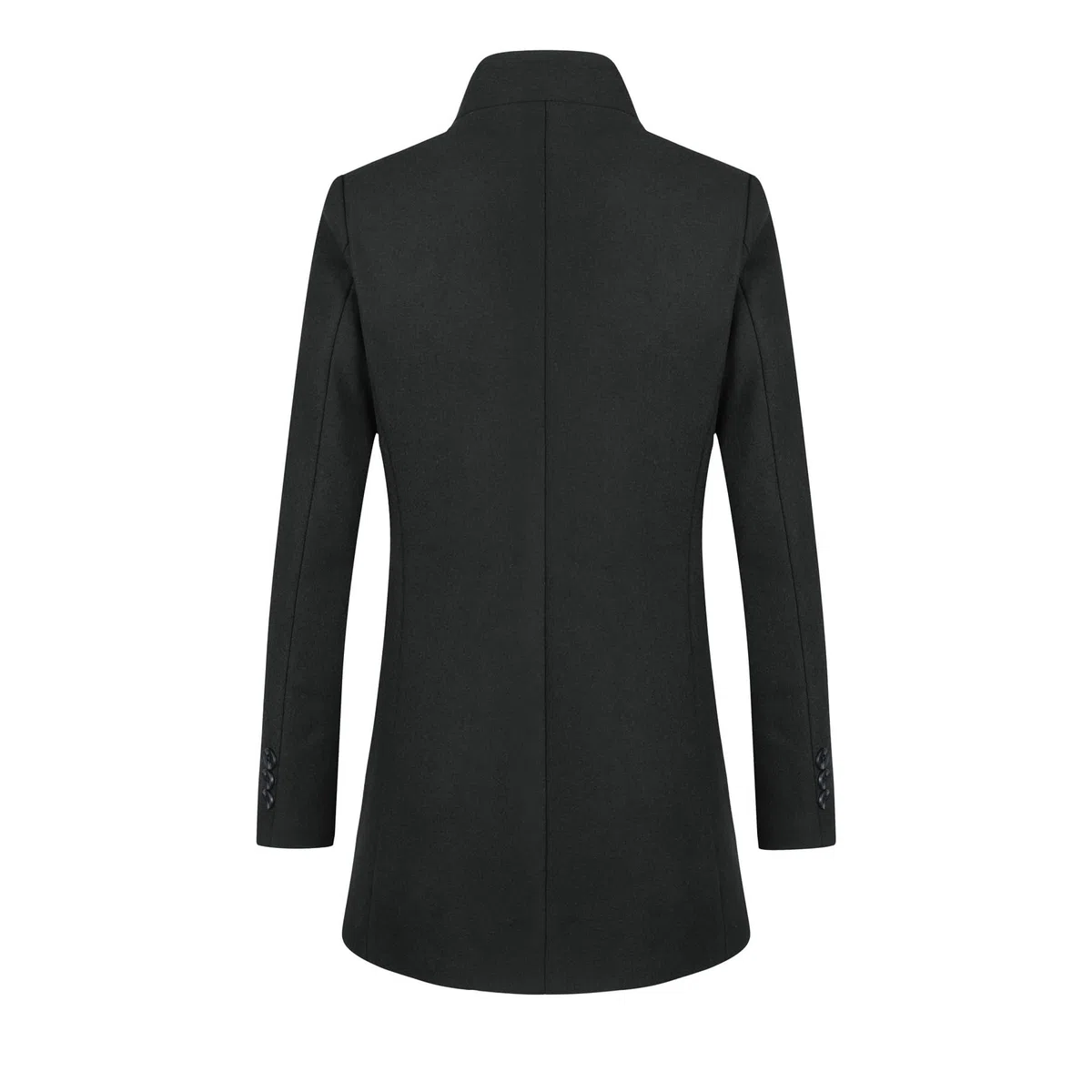 Allthemen Manteau Homme Hiver Long en Laine Epais Pardessus Parka Chaud Veste Coupe Vent Col Montant