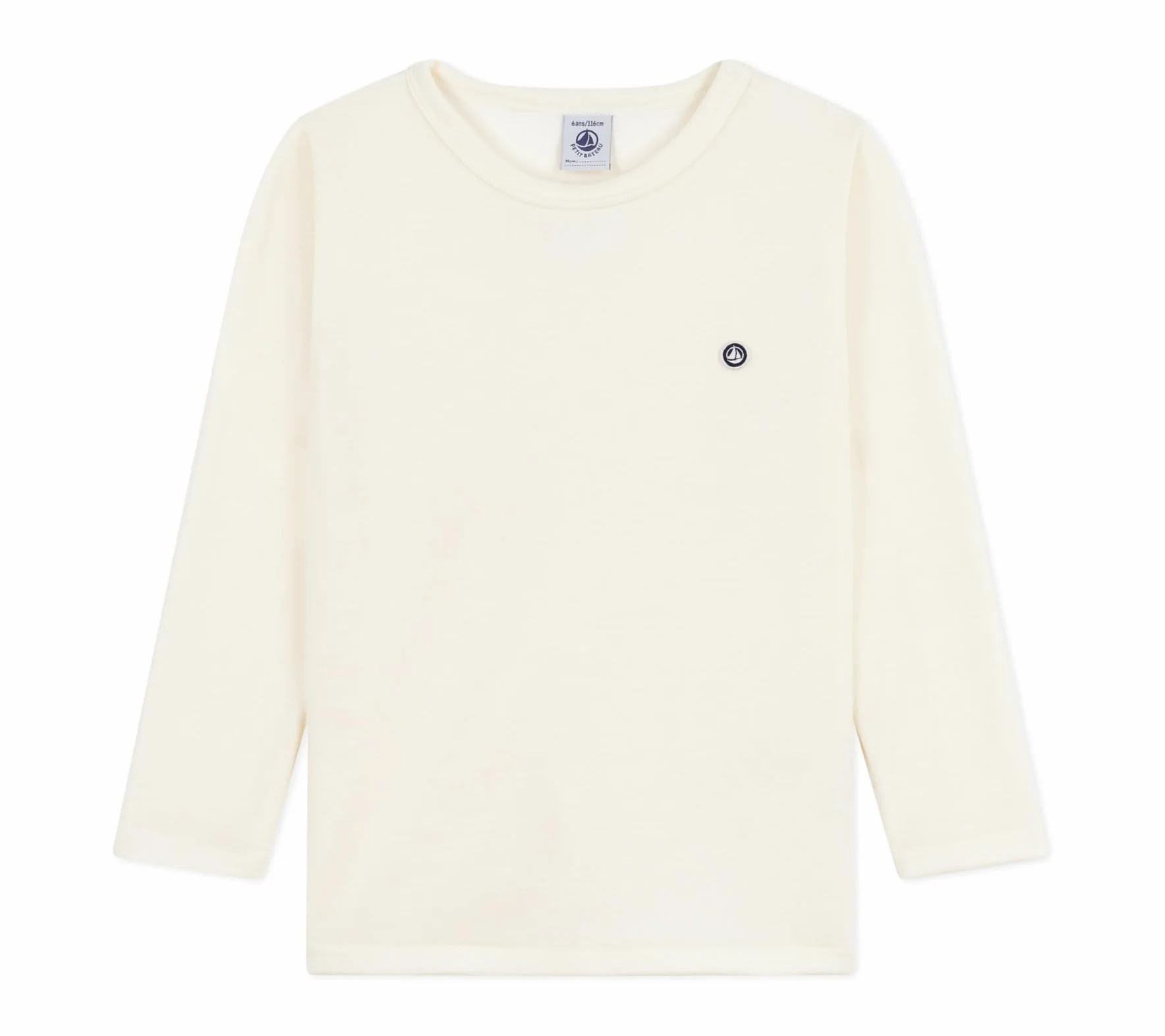 Petit Bateau Tee-Shirt Enfant en Laine et Coton Manches Longues Uni A0ean02 sous Vêtements Jour Mixte Enfant (Lot de 1)