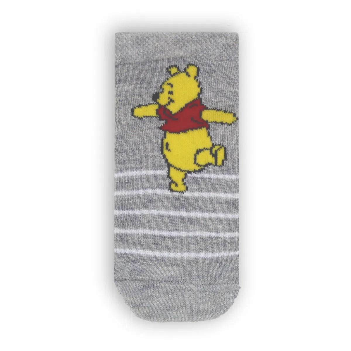 Disney Winnie l'ourson Chaussettes Mixte Bébé 3 Paires Coffret Cadeau Gris et Blanc