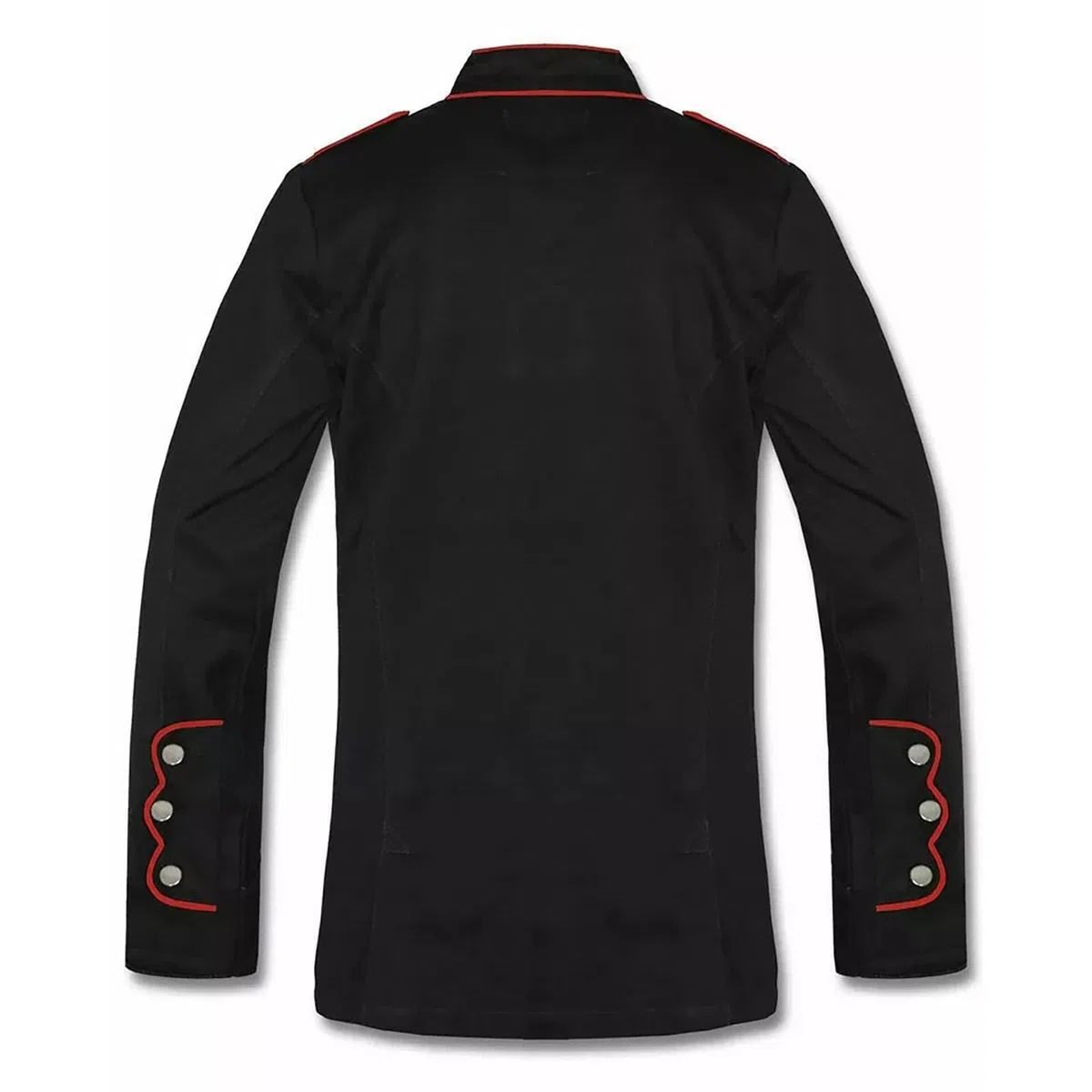 Generisch Veste de défilé Steampunk Napoléon pour homme - Style gothique punk militaire - Manteau de défilé Renaissance médiévale - Jupe de marche victorienne - Costume d'Halloween et de cosplay