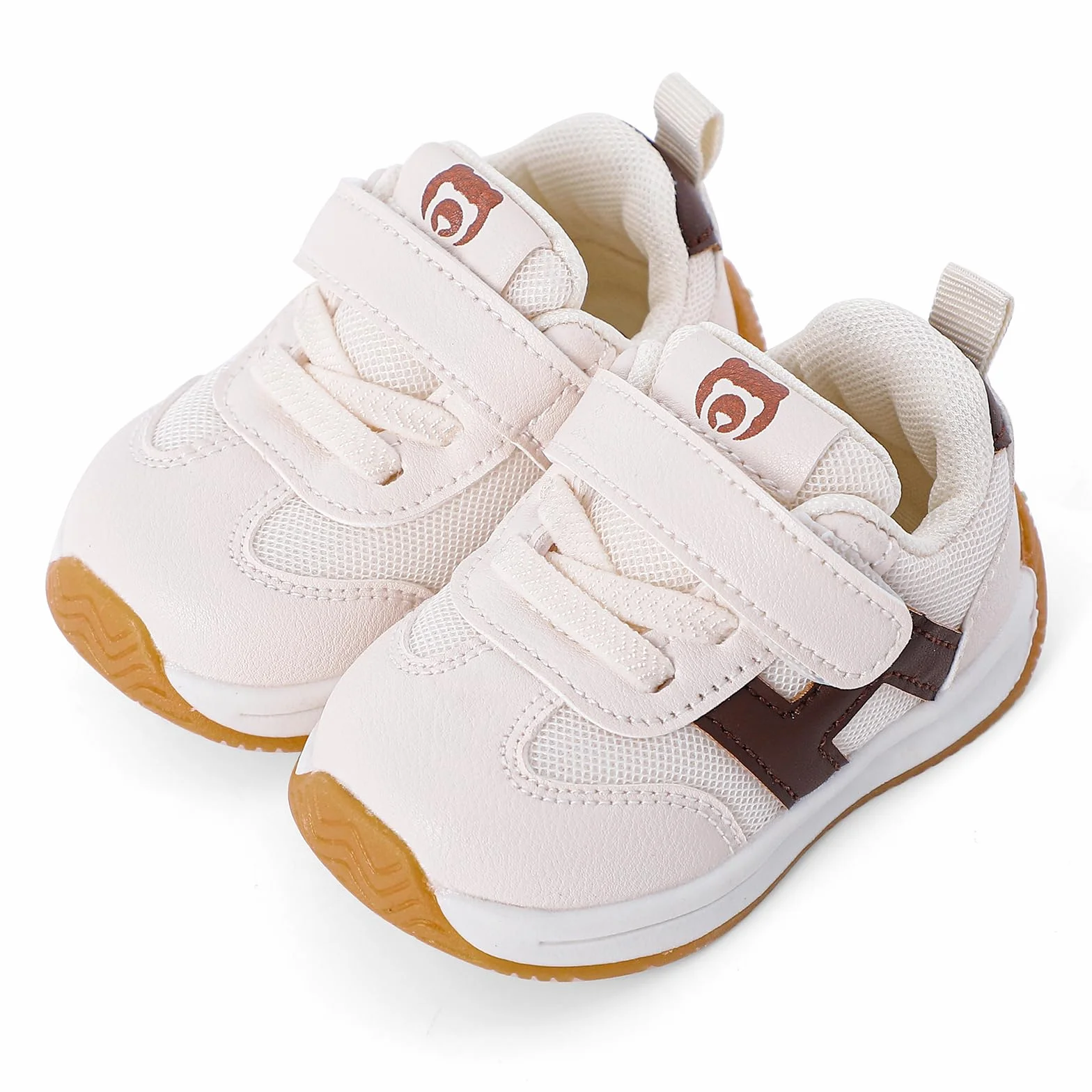 1-3 Année Baskets Bébé Fille Garçon Chaussures Premiers Pas Bebe Respirant et Antidérapant