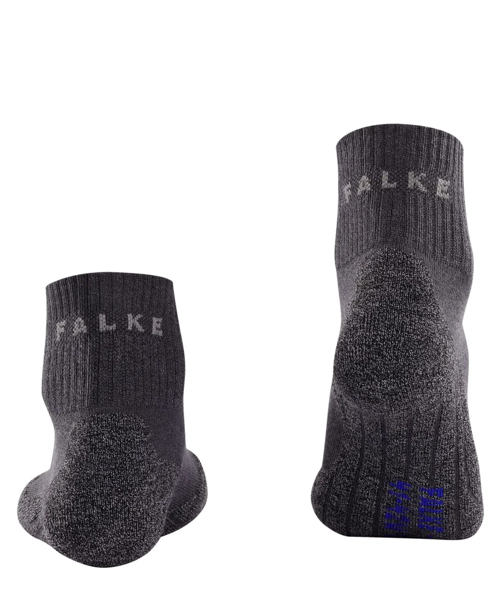 FALKE femme TK2 Cool Short chaussettes de randonnée rembourrage moyen anti-ampoule effet refroidissant véganes respirantes séchage rapide lyocell fil fonctionnel 1 paire