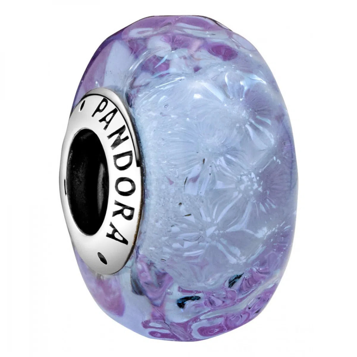 Pandora Colours Charm en verre de Murano Vague