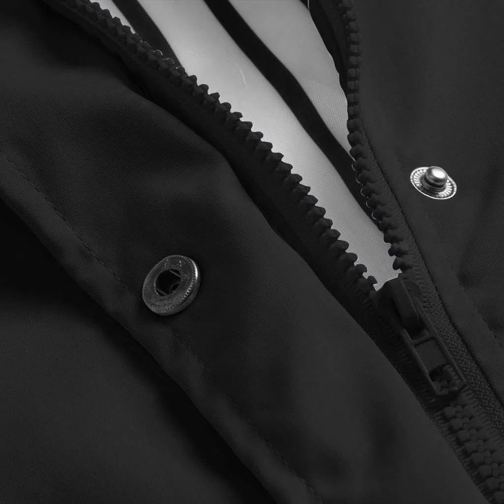 Manteau Pluie Imperméable Femme Couleur Unie Rayé Légère Pliable Kway, Coupe Vent Femme Imperméable Ciré Avec Poches Et Doublure Zippée, Veste De Pluie Vêtements Extérieur Blazer, Coupe Grande Taille