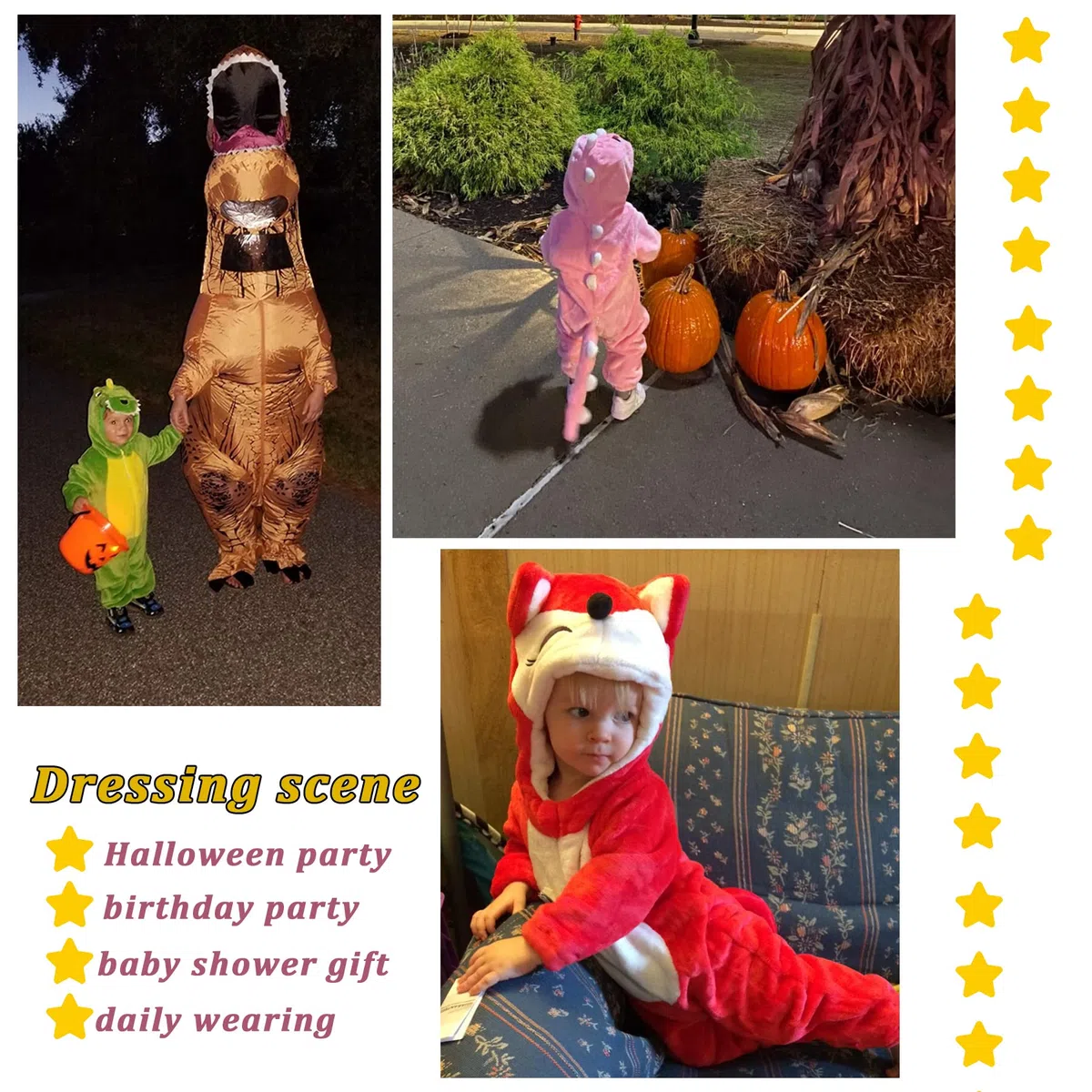 Capuchon de bébé unisexe Combinaison de style animal pour bébé Vêtements d'Halloween pour bébés