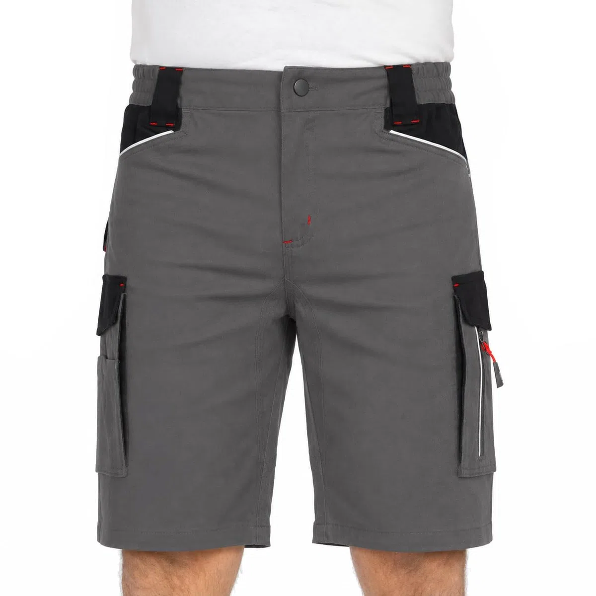 BWOLF Daytona Short de Travail Homme, Stretch Résistant, Multi-Poches Fonctionnelles, Confort Idéal pour Chantier, Artisan, BTP
