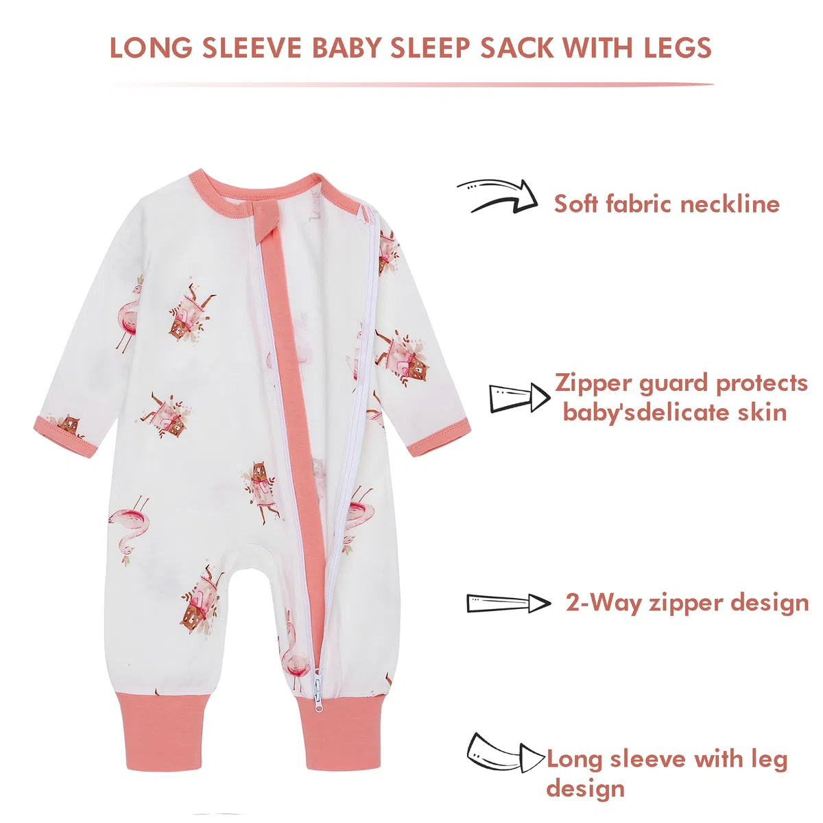 Lot de 3 grenouillères pour nouveau-né, garçons et filles, vêtements pour bébé à manches longues, 0-24 mois