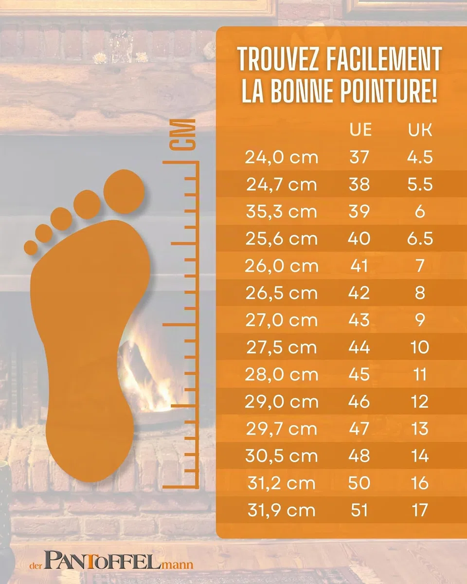 Pantoffelmann Chaussons en feutre avec semelle en feutre | Rouge/Gris/Bleu marine | Tailles 36 à 48 | Pantoufles respirants et confortables pour femmes et hommes | Chaussures élégants et chauds