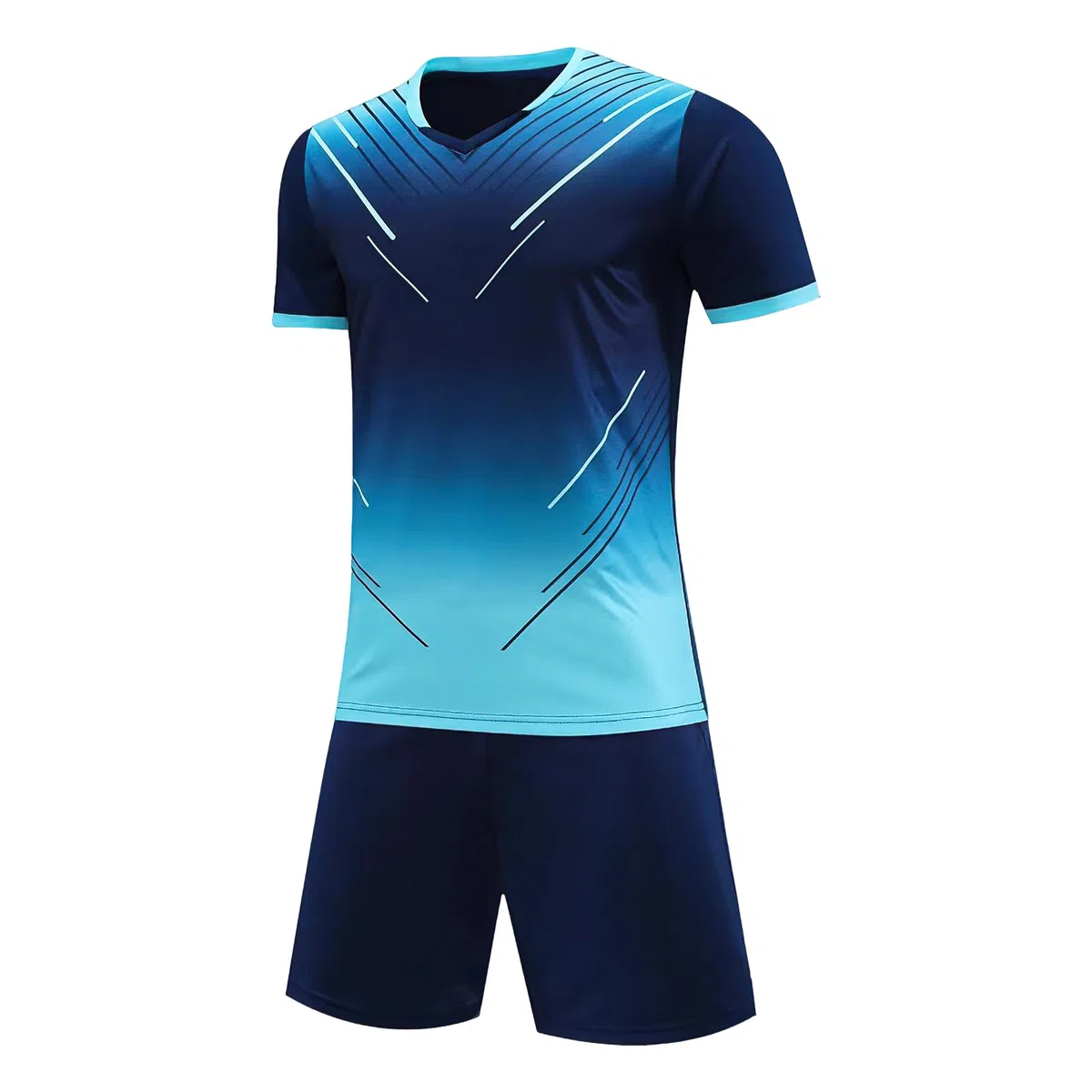 Maillot de Foot Garçons, Séchage Rapide Ensemble Tenue Football, Respirant T-Shirt et Shorts Deux Pièces Survêtement, Vêtements de Sport Basketball pour Enfants 7-13 Ans