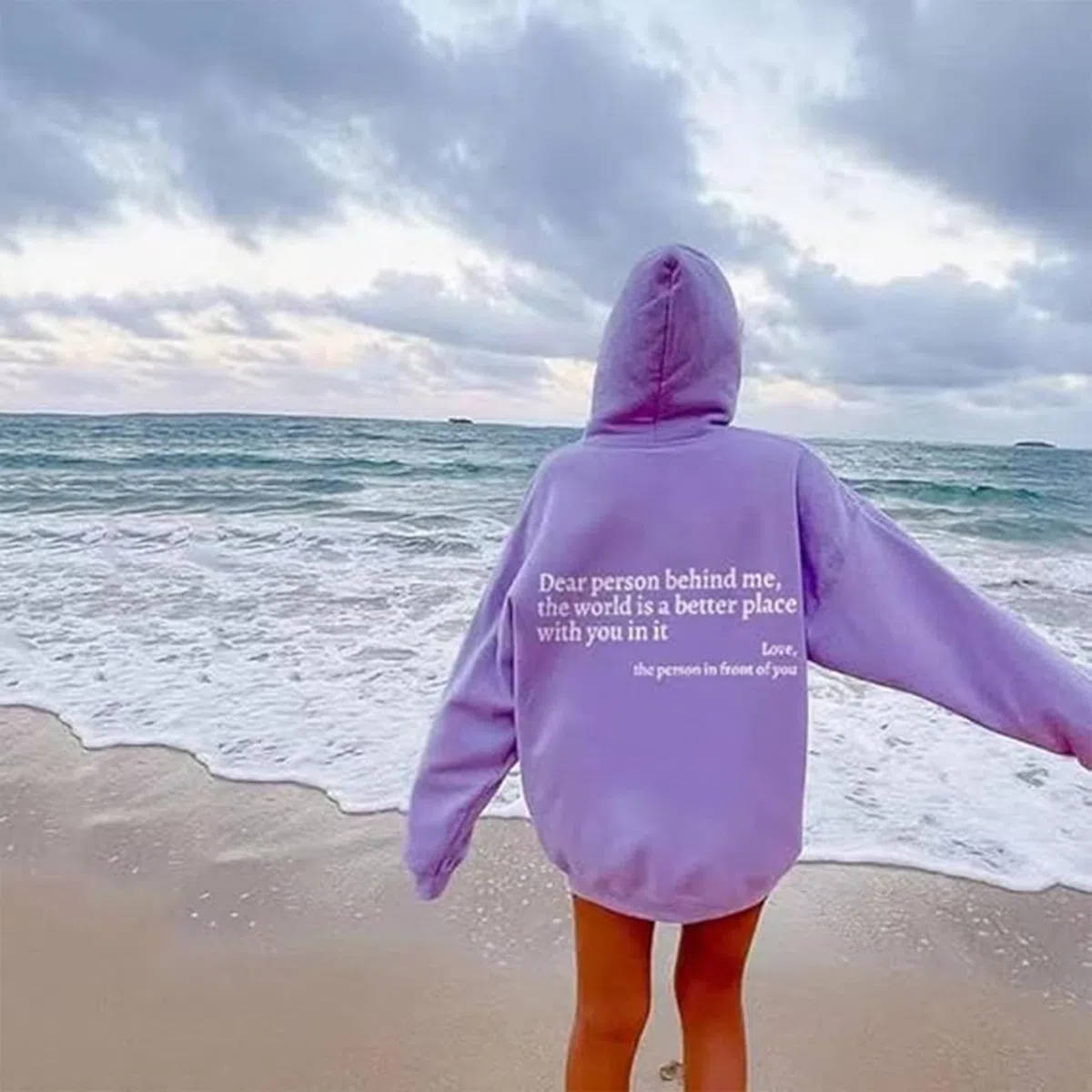 Générique You are Enough Hoodie, Dear Person Behind Me Hoodie Sweatshirt for Men Women