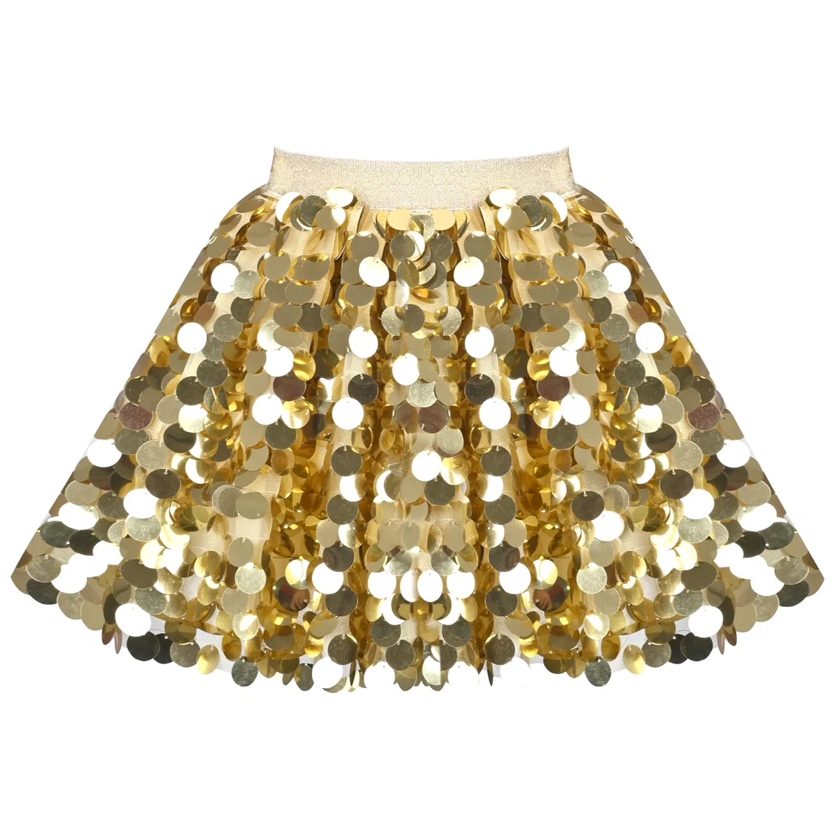 Sunny Fashion Filles Jupe Pourpre Sirène Brillant Sequin Tutu Partie Ballet Danse 2-10 Ans