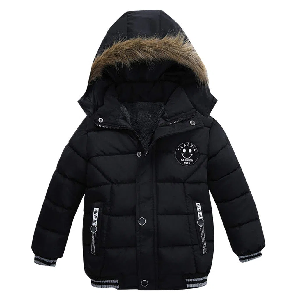 Générique Manteaux bebe garçon 1-4 Ans Enfants Garçons Blouson Manteau Chaud Enfant Garçon Fille Doudoune à Capuche Sport bébé Ski Chaude Rembourré Hiver Veste Parka Blousons Vêtements