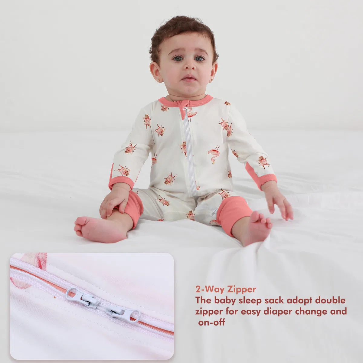 Lot de 3 grenouillères pour nouveau-né, garçons et filles, vêtements pour bébé à manches longues, 0-24 mois