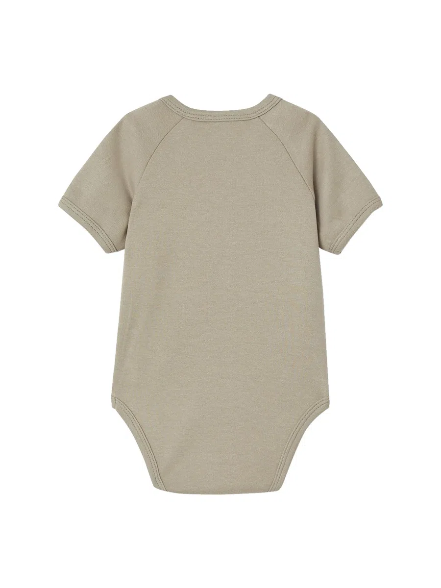 VERTBAUDET Lot de 7 bodies bébé manches courtes ouverture naissance BASICS