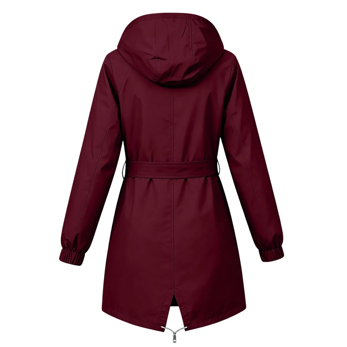 Générique Veste Imperméable Femme,Ciré Veste À Capuche Légère Coupe-Vent Respirant,Manteau De Pluie Mi-Saison Fermeture Éclair Chic Et Élégant,Blouson De Plein Air Randonnée Quotidien Voyages