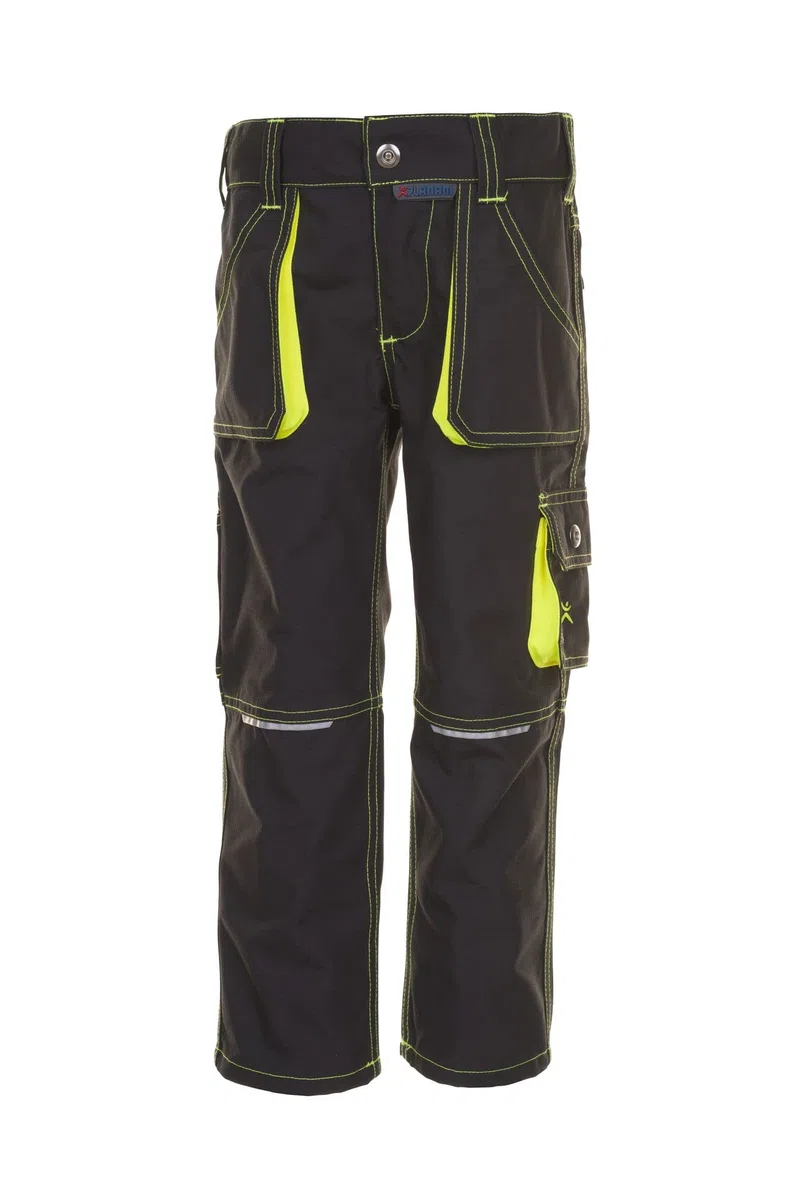 Planam 6110158 Pantalon Taille 158/164 Anthracite/Jaune