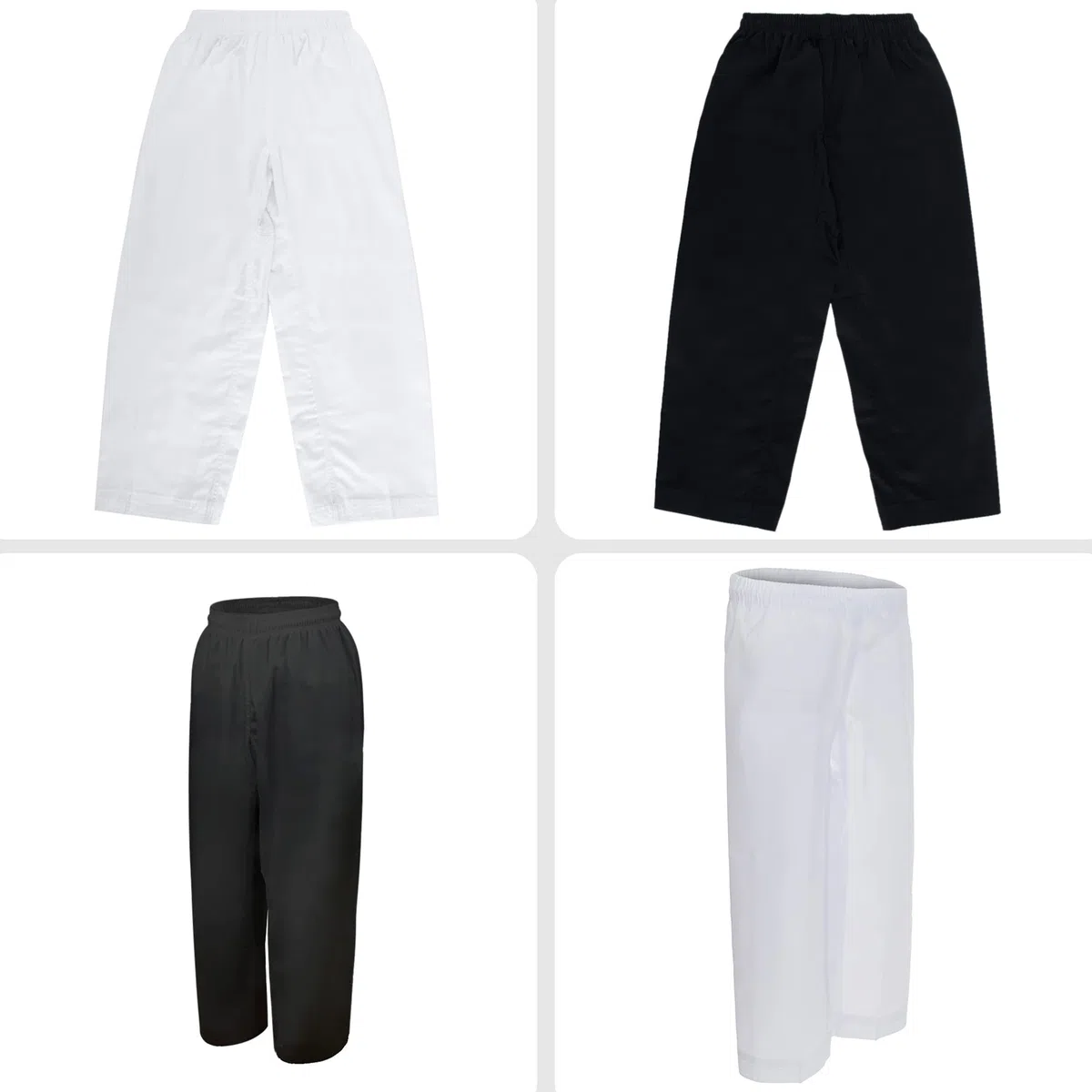 TOPTIE Pantalons de karaté pour Adultes et Enfants, Pantalons Art Martiaux, Kimonos de karaté pour élèves