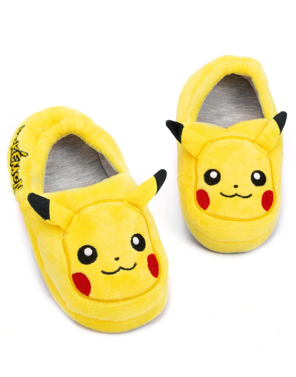 Pokemon Chaussons Pikachu pour Garçons et Filles