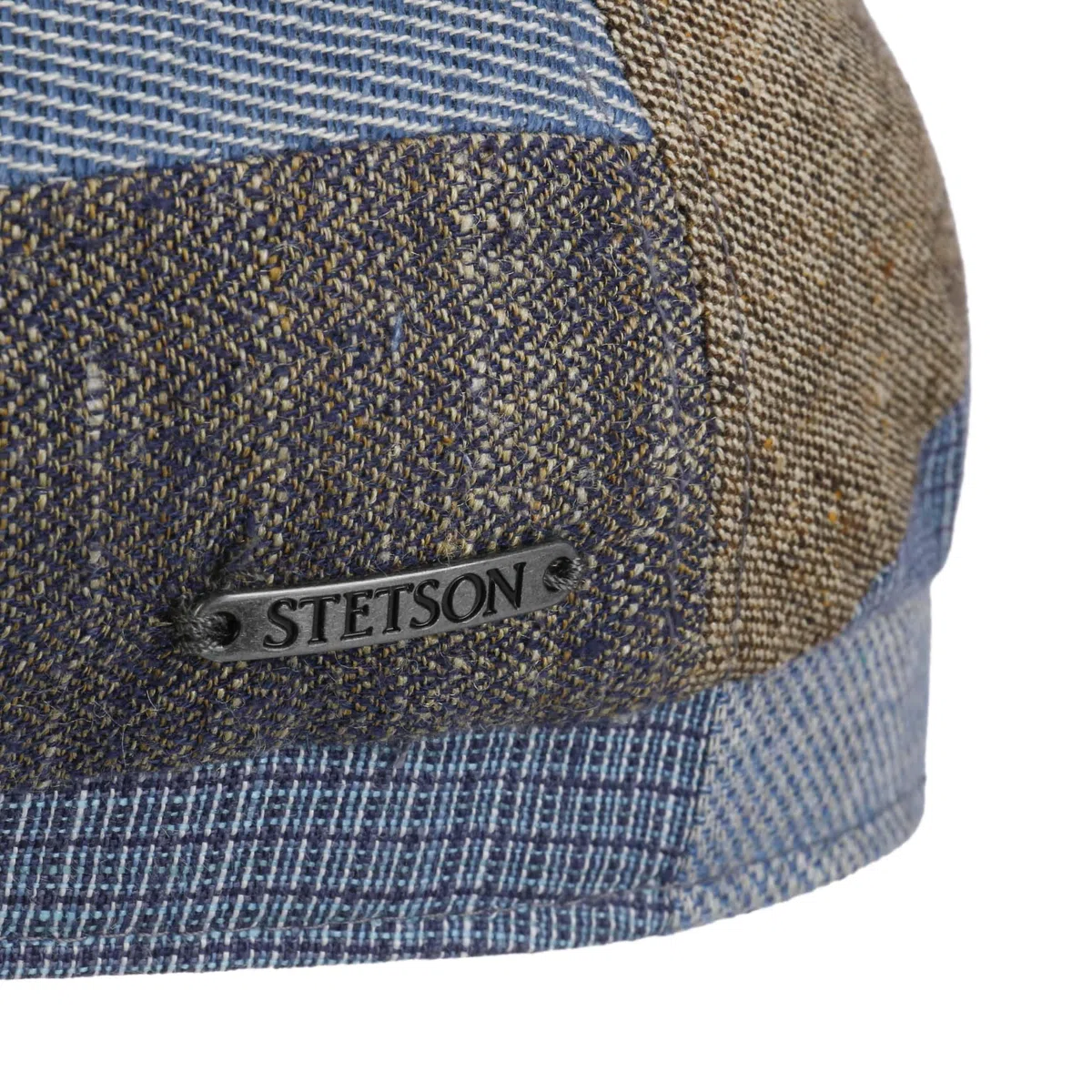 Stetson Casquette Laughlin Driver Patchwork Femme/Homme - Made in The EU Gavroche avec Visiere, Doublure, Doublure Printemps-ete Printemps Ete