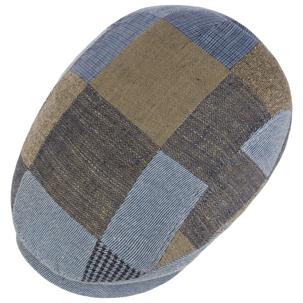 Stetson Casquette Laughlin Driver Patchwork Femme/Homme - Made in The EU Gavroche avec Visiere, Doublure, Doublure Printemps-ete Printemps Ete