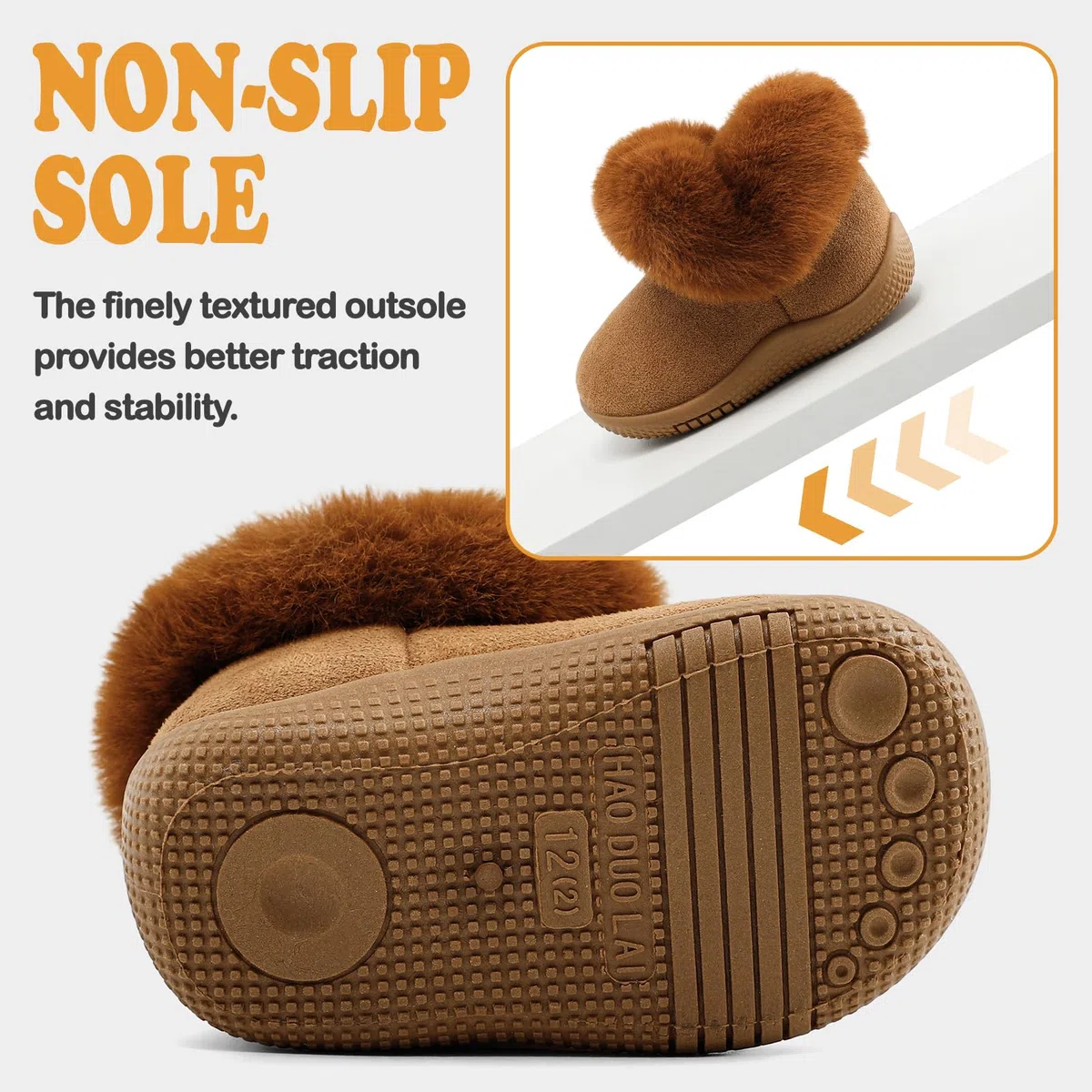 MK MATT KEELY Bottes Bébé Fille Hiver 0-5 Ans Bottines de Neige Enfant Chaussures Chaud Extérieur avec Semelle Caoutchouc Souples