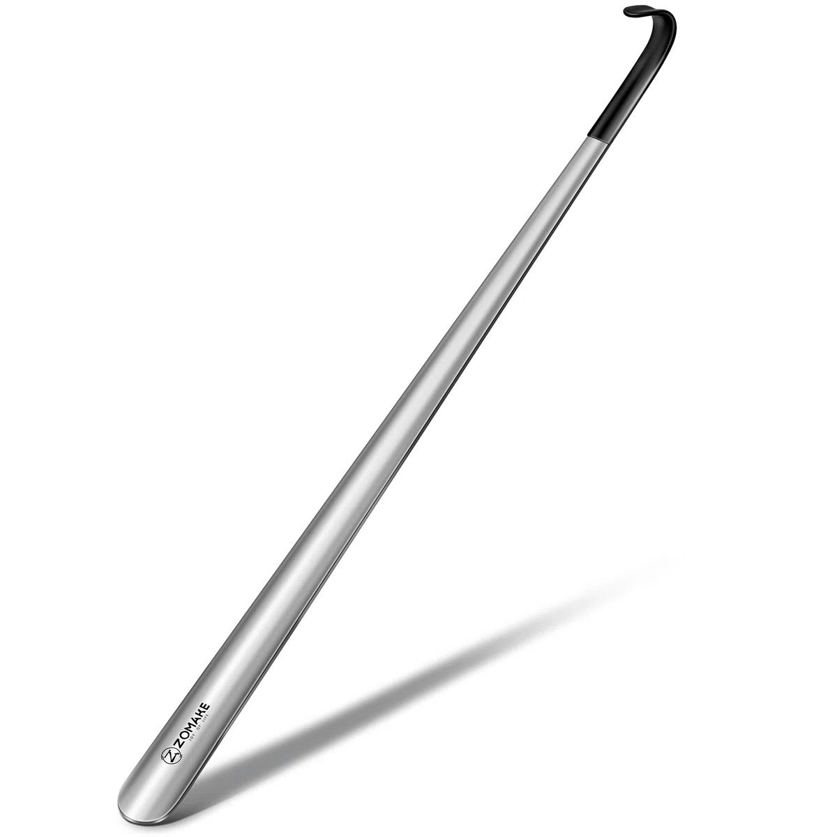 ZOMAKE Chausse Pied Long Metal,72 cm / 80 cm Extra Longue Chaussé Pied Métal Grand Chausse-pieds Long Manche Avec Crochet,Inoxydable Chausse Pieds 19 cm pour Toutes les Personnes