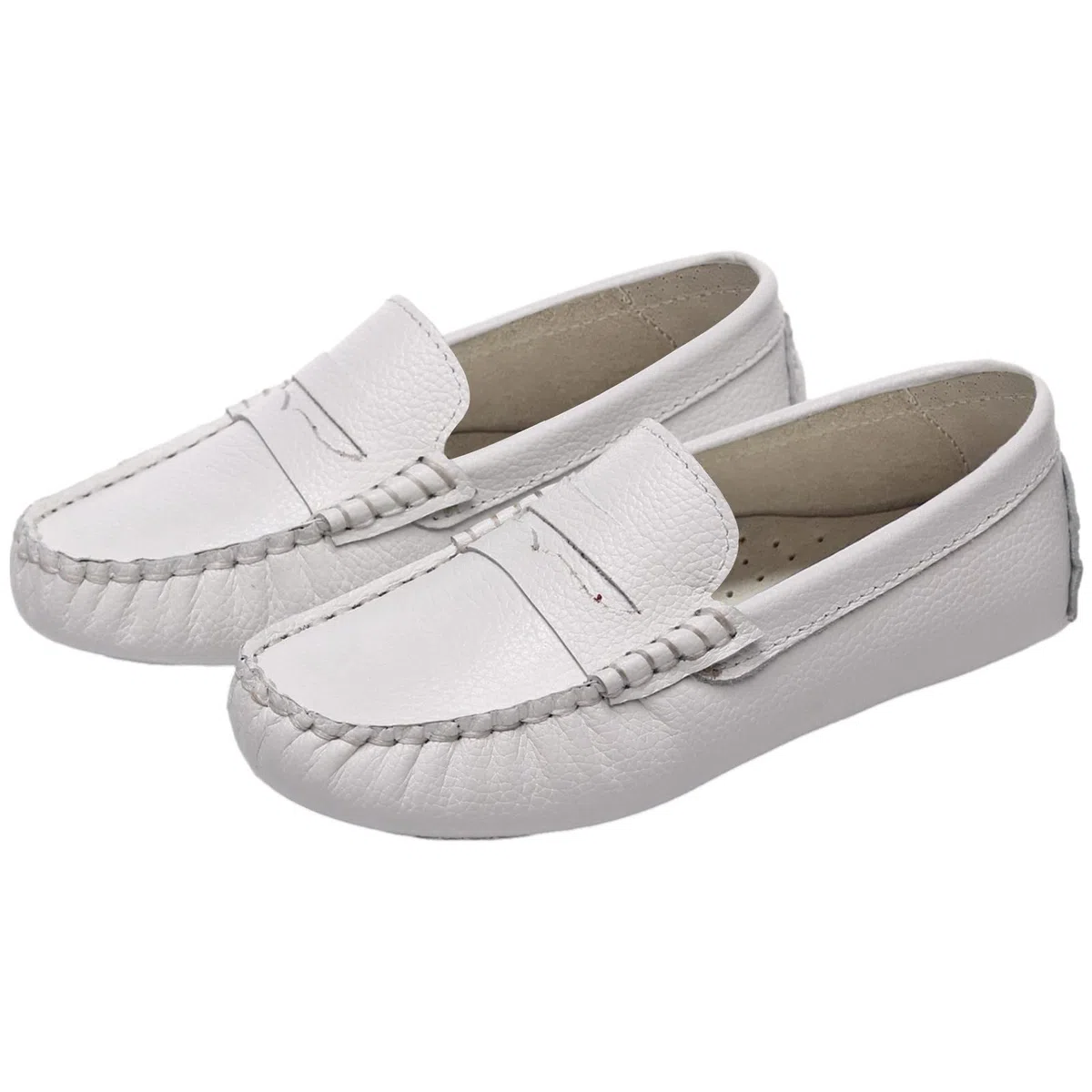 rismart Garçon Fille Slip on Penny Loafer Confortable Décontracté L'école Plates Mocassins