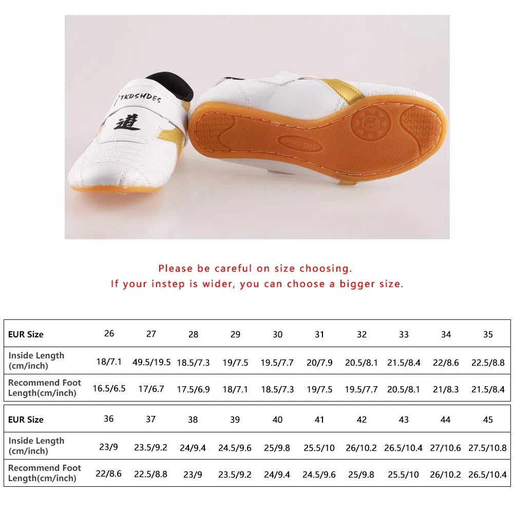 VGEBYChaussures respirantes de Taekwondo Pour Les adultes et les enfants